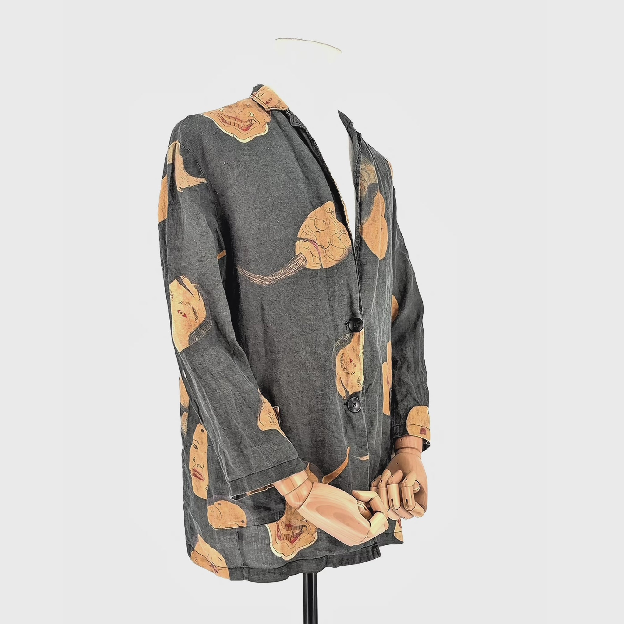 Camisa Uma Wang Noh Mask
