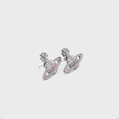 Aretes Vivienne Westwood Saturn Rose Gold