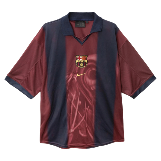 Camiseta Travis Scott x Nike x FC Barcelona Retro 2000/01