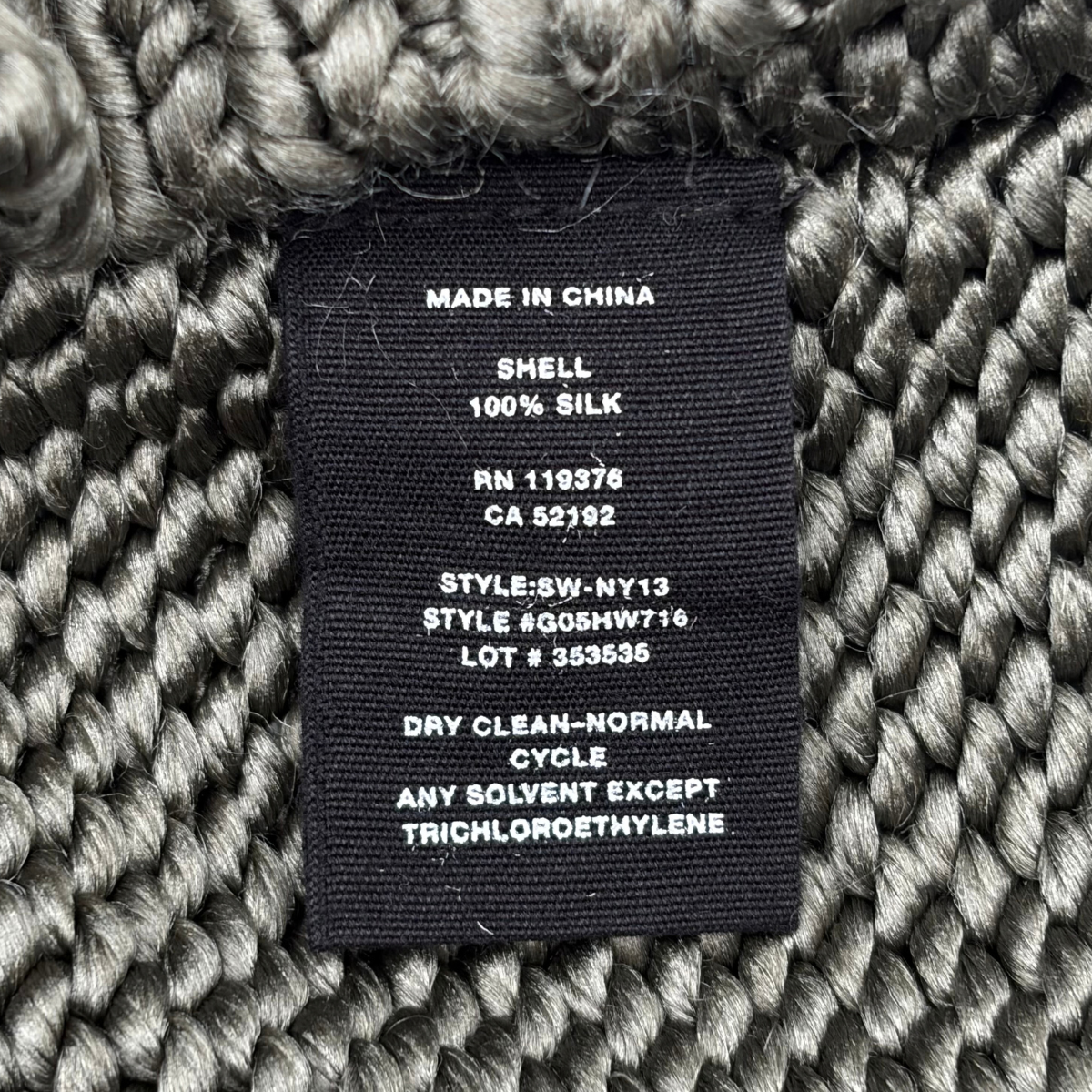 Chaleco Helmut Lang Verde