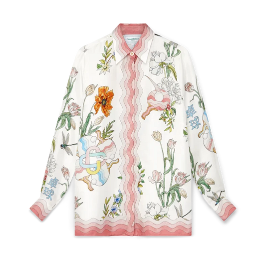 Camisa de seda Fleurie Jour de Ping Pong 
