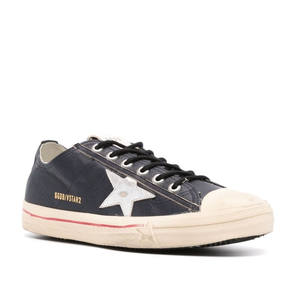 V-Star distressed-effect leather sneakers
