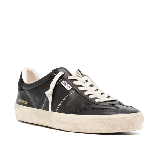 logo-patch lace-up sneakers