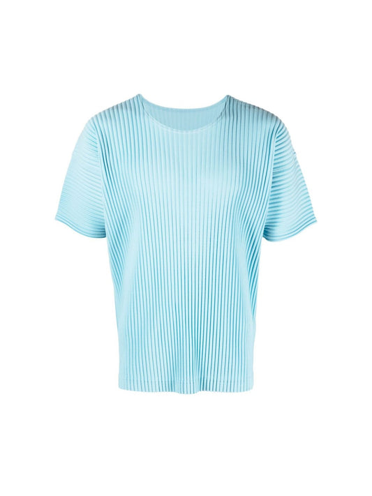 camiseta de punto de manga corta