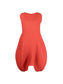 vestido midi plisado Concretion Pleats