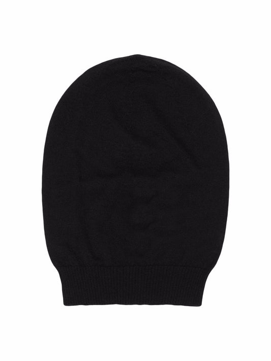 cashmere-knit big hat