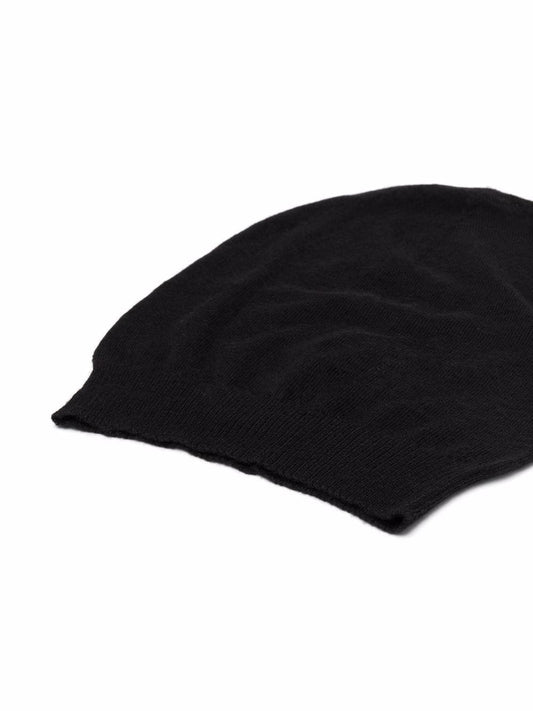 cashmere-knit big hat