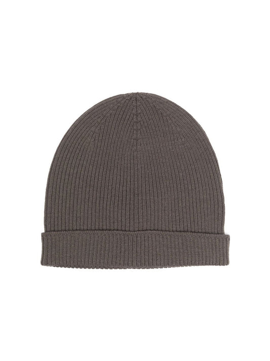 ribbed cashmere beanie