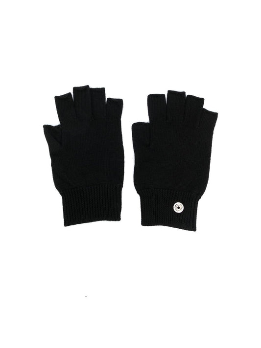 virgin wool fingerless gloves