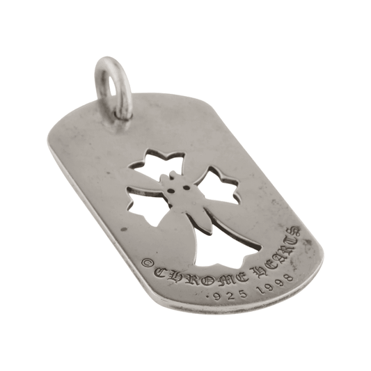 Colgante de placa de identificación de daga 