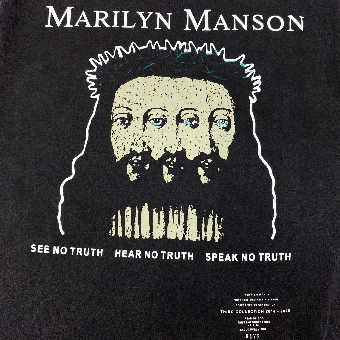 Vintage Marilyn Manson 'God Is Nowhere' Reprint T-Shirt – silkstand