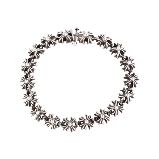 Vintage Maltese Cross Link Bracelet