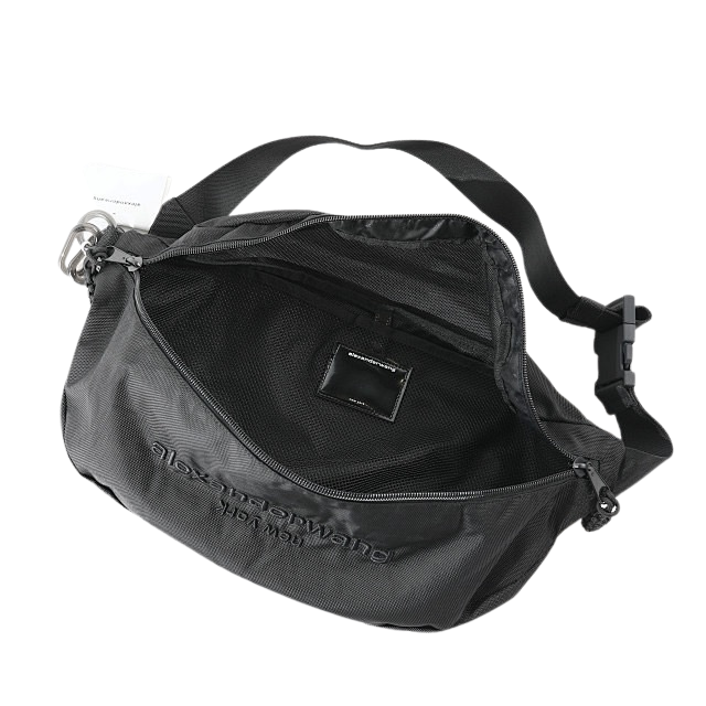Black Nylon Primal Waist Bag