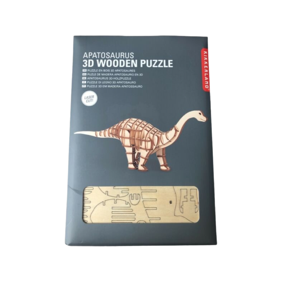 Apatosaurus 3D Wooden Puzzle